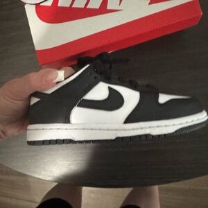 Nike Kids Black and White Sneakers